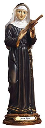 Statue Heilige Rita 32 cm aus Kunstharz by Paben