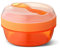 Carl Oscar Nice Cup kleine Snackdose Bento Box Brotzeitdose mit Kühlakku hält mehrere Stunden kühl, inkl. Besteck, orange