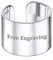 ChicSilver Schmuck Personallierte gebürtest Ring Fashion 15mm Breit Bandring mit Schmuckbeutel an jedem besonderen Moment