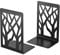 Book Ends, Bookends Heavy Duty, INNÔPLUS Book End Holder for Shelves, Metal Bookend for Office and School, Decorative Tree Unique Design Book Stopper for Gift, Book Binder and Dividers