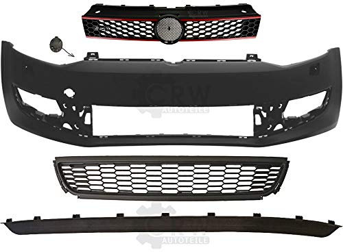 Set Stoßstange vorne grundiert+Zubehör VW Polo 6R Bj. 09-14 / für SRA