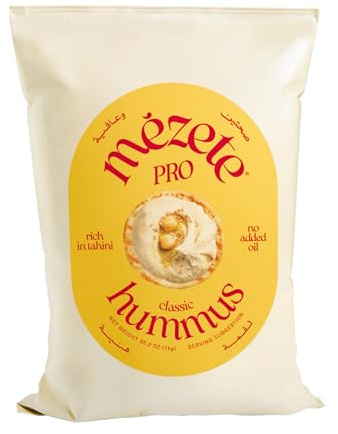 Mezete Hummus, helle und cremige Konsistenz, Frei von Konservierungsstoffen, verzehrfertig, vegan und glutenfrei, (1 x 1 kg)