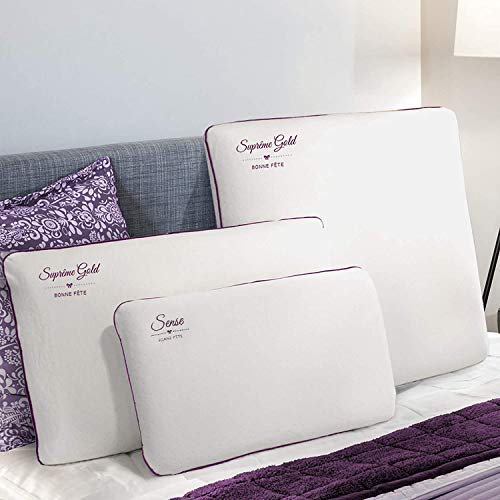 SAMPUR Oreiller Bonne Fête 30 * 50 | Support apaisant mi-Ferme | Mémoire de Forme 45 Kg/m3 | Maintien Parfait de la Nuque
