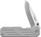 Camillus CHOFF Silver Klappmesser, Einhandmesser mit 7 cm Klinge mit Titanium Bonded-Beschichtung, Silber, 15 cm, 19391