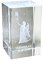 Jungfrau 3D Glas Kristall Quader XL Sternzeichen im Hochformat - von WWW.Vienna-Fashion.at - Wien Österreich Austria - Setzkasten Deko Vitrine (Jungfrau)
