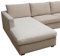 Eismodra Sofabezug L Form,Sofa Überzug 3 Sitzer,Stretch Sitzkissenbezug,Couch Überwurfdecke Sofaschoner Sofaüberwurf,Elastischer Bezug Cover für L-Form,Cremeweiß,Chaiselongue(1 Stück)