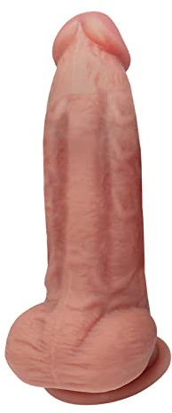 Godemichets Réaliste pour Femme en Silicone Sex Toys avec Ventouse Souple, Gode Anal pour Homme pour Stimulation G-spot, Gode Femme Sex Pénis avec Courbe pour Débutants et Couples