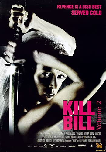 kill bill 2 A4 Poster on Canvas - Filmkunstposter in verschiedenen Größen für Wohn- oder Schlafzimmerideen. Randlose Kultfilmbilder, klassische ikonische 70er, 80er, 90er Jahre, Vintage-Retro-Wanddek