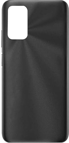 Phonmatic Vitre Arriere Cache Batterie Coque Couvercle pour Xiaomi Redmi 9T Origine Back Door housing Chassis Remplacement kit Adaptable avec Touche Volume et Inscription Incluse (Noir)