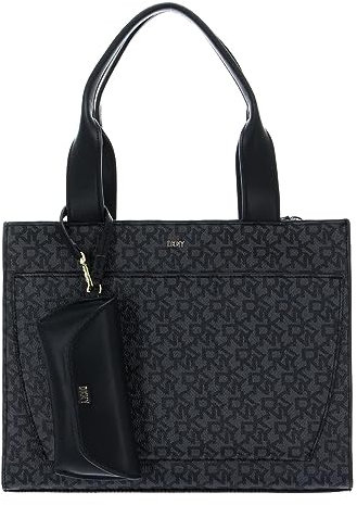 DKNY Jeanne Tote Bag BK Logo - BK