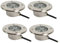WZYJLyds Led Bodeneinbaustrahler 3W Schwimmbad-Unterwasserleuchten IP68 Wasserdicht Bodenstrahler for Draußen, Terrasse, Garten, Deck(Kaltes Weiß,110-220V)