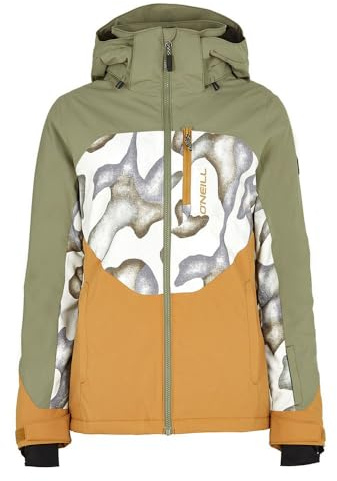 Damen Carbonite Skijacke | Grüner Mix