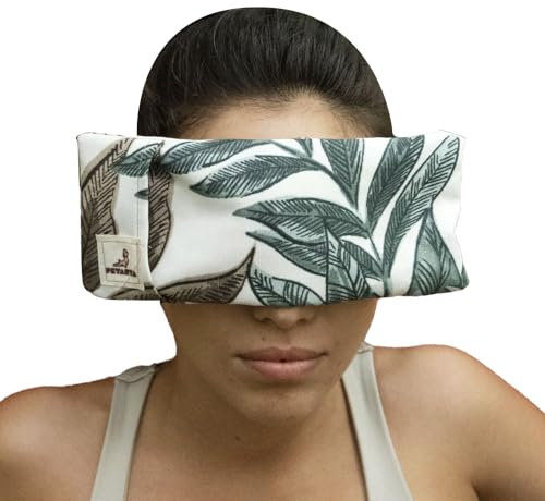 PETARYA Lavendel & Buchweizen-Augenkissen, Entspannende Aromatherapie für Shavasana Yoga, Augenentspannung, Stressabbau, Natürlicher, Chemiefreier Komfort, 23x10 cm Amazon