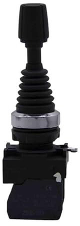 Oshhni Interruptor Tipo Joystick de 2 Posiciones, Interruptor Tipo Joystick con Resorte, tamaño de Orificio de 22 mm, interruptores basculantes, Autobloqueo XD5PA12