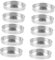 minkissy 10pcs Pressure Plate Packaging Box Metal Pans for Magnetic Makeup Palette 20mm Eye Shadows Eyeshadow Circle Tray The Tools Makeup Pallets Makeup Tray Makeup Stand Make up Aluminum
