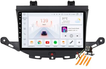 Autoradio Android 13.0 Navi 2 DIN Stereo für Opel Astra K 2015-2021 Sat GPS Navigation 9 Zoll Cartablet DVD Multimedia Player FM BT Receiver mit Carplay 4G 5G WiFi DSP SWC,A,Y500S