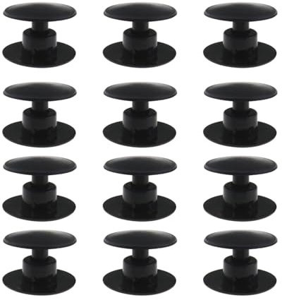 IPNSDON De Botones de Remaches Croc-12Pcs, de 15,5 mm Hebilla Femenina 15 mm Hebilla, Masculina Botones de presión de plástico, Cierres Zapatos Pop Remaches, reparación y decoración