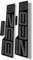 Autocollant de rechange pour fourche compatible avec Rock Shox Zeb Ultimate 2021 Series Gris (mat)