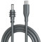 LUCMO Starlink Mini USB C zu DC Stromkabel 3M, USB C Kabel 12V-24V für 65W-140W Power Bank, kleines und tragbares Starlink Mini Kabel Kit, Grey