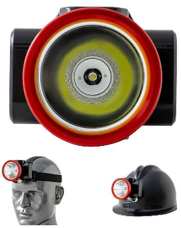 HUIZHITENGDA Explosión Minería Ligera de la Tapa minera Impermeable Lámpara LED LED, lámparas mineras Recargables de Alta Potencia para Acampar al Aire Libre
