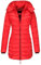 CUTeFiorino Wintermantel Damen Lang Warm Daunenjacke Mit Kapuze Outdoor Jacke Zipper Steppjacke Winter Puffer Skijacke Dicke Wasserdicht Steppmantel Langarm Parka Jacke Thermo Freizeit Winterjacke