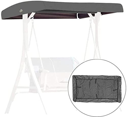 Outdoor Schaukel Baldachin Ersatzbezug für 3-Sitzer Gartenhängematte 210D Oxford Tuch mit 4 verstärkten Ecktaschen