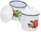 SOIMISS Tazza da Tè Smaltata Vintage 2 Pezzi Contenitore per Bevande Calde e Fredde Design e Isolante per Feste e Uso