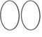 Lot de 2 courroies d'entraînement pour Deebot OZMO T8 pour aspirateurs robotiques AIVI 201-1816-0500 pour Ecovacs 920 et 950
