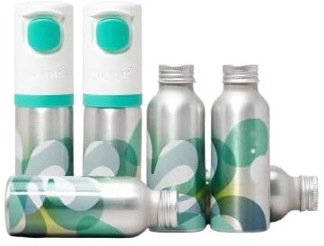 Wype | Family Bundle | Toilet Roll Gel | Flushable Wet Wipe Alternative | COSMOS Organic | 2 x Applicator + 6 x Refills (100ml) | 1500 Wipes