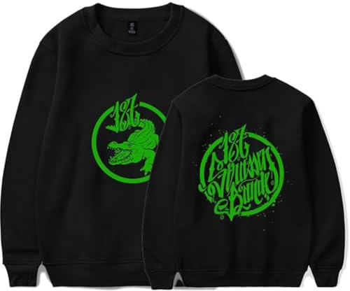MDMLK 187 Strassenbande Logo Sweatshirt Langarm Sweatshirts, Klassische, Unisex Mit Aufdruck Für Fashion Muster,Schwarz,S