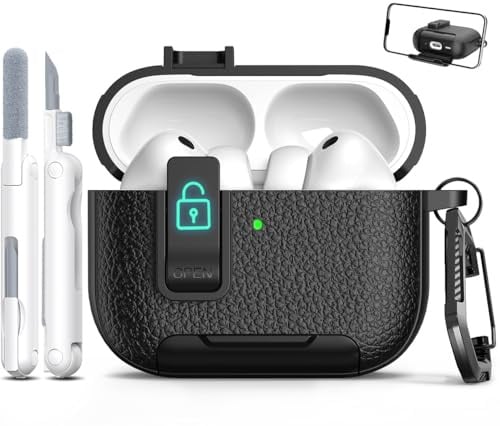 MHYALUDO Compatibile con AirPods Pro 3 Case, Cover Airpods Pro 3