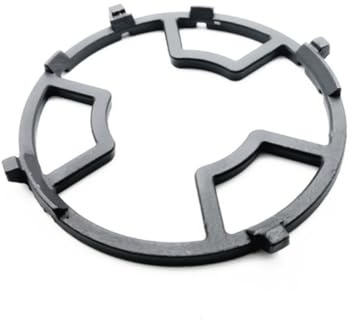 TOBBOMEY Soporte de Hierro Fundido para Wok y Ollas Resistente y Compacto Compatible con Quemadores de Cocina de Gas y Estufas de Butano Soporte Negro para Hornillo Gas