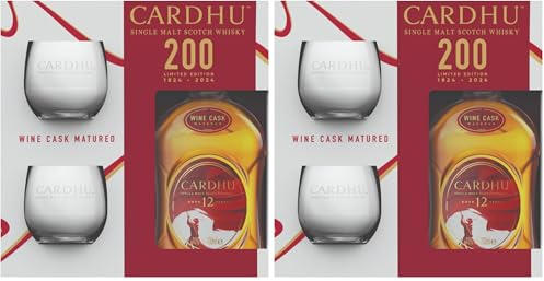 Cardhu Single Malt Whisky 12 ans 200th Anniv Coffret 2v 70cl 40% (Lot de 2)