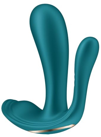 Satisfyer Top Secret+ Battery-Line | 10 Vibrationsprogramme | Silikon | Vibrator für G-Punkt- & Analstimulation | 2 separat steuerbare Motoren | batteriebetrieben (CR2) | Sexspielzeug | Sex Toys