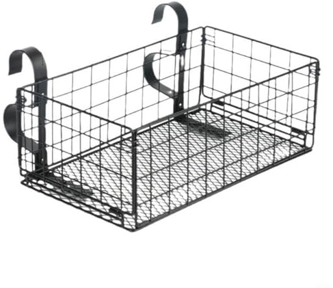 Yelvera Poolside Storage Basket For Square Top Above Ground Pools, Hanging Mesh Laundry Hamper For Kitchen Cabinets, Bathroom, Garage, Laundry Room