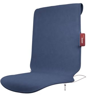Stoov Wärmedecke - Kabellos - 3 Std. Wärme - Big Hug | Infrarot-Technologie - Sitzwärmer - Drei Wärmelevel - Automatische Abschaltung - 45 x 115 cm - Midnight Blue