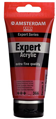 Tarrence T1911-366-0 Amsterdam Acrylic Color Expert Quinacridone Rose 2.5 fl oz (75 ml)