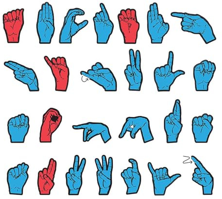 WonderFoam® Magnetic Sign Language Letters