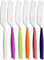 BUGATTI, Glamour, Set 6 Spalmatori Piccoli in Acciaio Inox 18/10, con Stampaggio PRO-Tech System (Colori Misti)