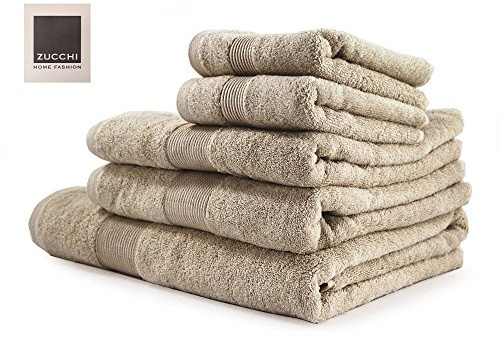 Set Handtuch 5 Stück Zucchi Home Fashion Seil + WC Duft Bettwäsche für Schränke by biancocasa