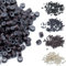 Elailite Dark Brown Micro Rings 500pcs 5mm Silicone Lined Beads Micro Link Rings For I Tip Stick Tip Pre Bonded Human Hair Extensions