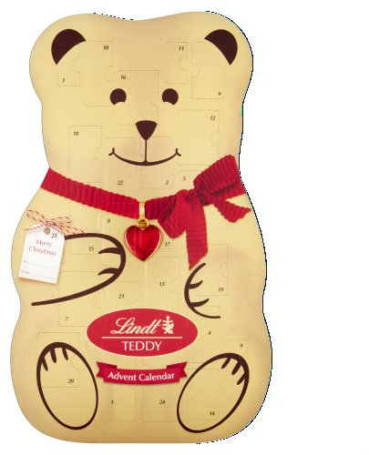 Lindt Teddy - Calendario de Adviento 3D (310 gramos), lujoso