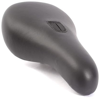 KHE - Sella per BMX PIVOTAL con sistema di bloccaggio nero, solo 348 g, in similpelle, imbottita