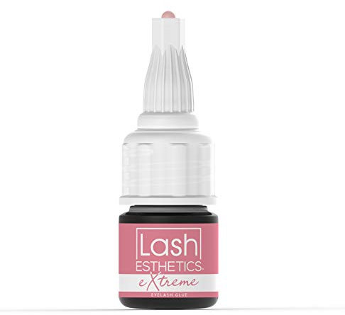 Lash Esthetics® EXTREME Eyelash Extension Glue | Strong Adhesive for Eyelash Extensions | Professional Lash Glue | Waterproof Bonding | Long Lasting 6 Week Retention | Made in UK (5g)
