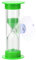 Clessidra 2 Minuti / 3 Minuti Clessidre Colorate con Ventosa Clessidra Denti Bambini Timer per Lavaggio Denti Clessidre per Bambini Regalo Giocattolo (2 Minuti, Verde)