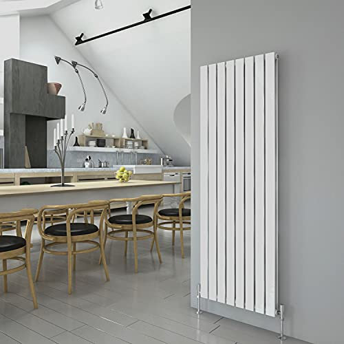 White Vertical Radiator 1600x544mm Double Flat Panel Designer Radiator Interior Design