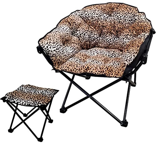 DUNAKE Relaxsessel Mit Hocker, Sessel Relaxsessel Aus Wildleder Mit Seitentasche, Faltbarer Moderner Gepolsterter Lounge Sessel Für Wohnzimmer Und Schlafzimmer (Color : Zebra)