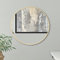Americanflat 51 cm Gerahmter Gold Runder Spiegel - Gold Kreis Spiegel für Badezimmer, Schlafzimmer, Eingangsbereich, Wohnzimmer - Großer runder Spiegel für Wanddekoration