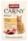 animonda Carny Katzenfutter nass Geflügel-Cocktail, 12 Portionsbeutel (12 x 85g), getreidefreies Katzen Nassfutter ohne Zucker, mit frischen fleischigen Zutaten