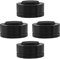 Tirstrup 4 piezas de altavoces HiFi pies 39 x 23 mm soporte de altavoz pie soporte de aislamiento ajustable pies altavoces picos amplificador altavoz DAC picos + almohadillas base accesorios